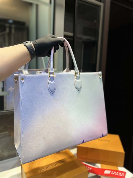 

2023 genuine leather women leather crossbody shoulder bags totes handbags women monograms flower patter shoulder crossbody bag shopping bag