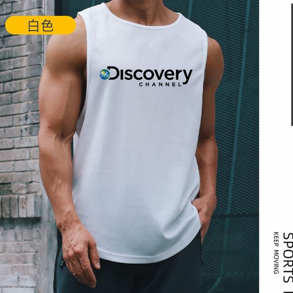 

mens tank mesh fashion clothing sleeveless shirts discovery channel men bodybuilding workout gym vest fitness sport singlet 230713, White;black