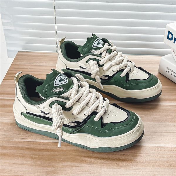 

dress shoes designer fashion mens skateboard shoes streetwear hip hop sneakers men casual harajuku vulcanized shoes men original sneakers 23, Black