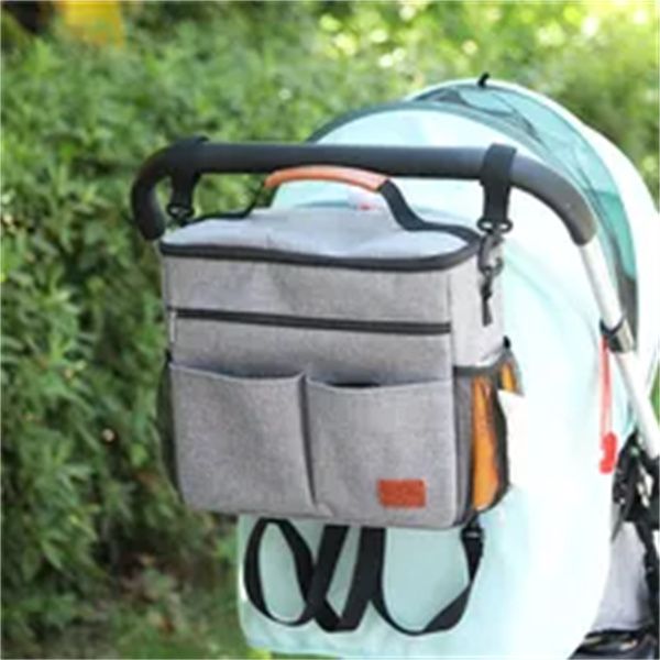 

stroller diaper bags maternity bag for baby portable mother baby bag waterproof diaper bags multifunction travel back pack, Black
