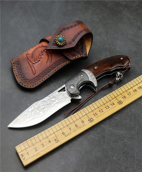 

vg 10 damascus steel folding knife outdoor camping hunting high hardness sharp edc tactical selfdefense folding knife2011381