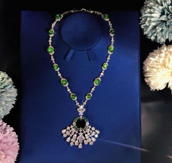 

highend luxurious ball lady necklace party gathering choi po cor superior quality queen fashion trend necklace circ9776781, Silver