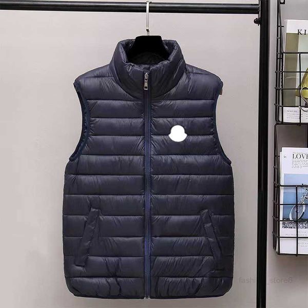 

mens vests jacket bomber down coats sleeveless windbreaker man coat jackets vest outwears, Black;white