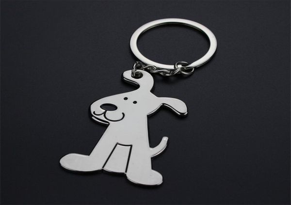 

alloy dog design key rings chains bag pendant keychains accessories keyring car key fob holder fashion promotion gifts with opp ba1141825, Slivery;golden