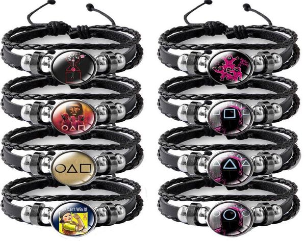 

game bracelet strands video peripheral time gem adjustable pu bracelets men women jewelry christmas gift zx0021362739, Black