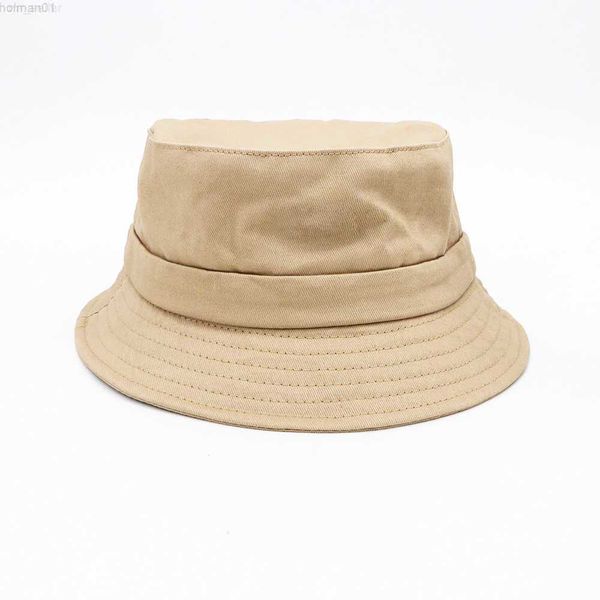 

designer luxury bucket hats summer bob cap solid color hat metal letter, Blue;gray
