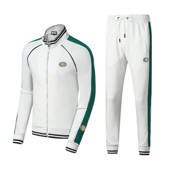

2023 men's sportswear designer luxury suit men's classic casual clothes sports fashion running two-piece set, Gray