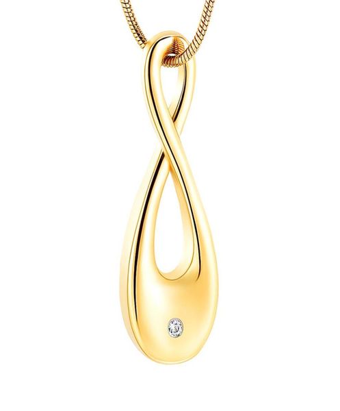 

hh12536 memorial urn necklace for ashes of loved ones infinity cremation jewelry for human pet stainless steel ashes jewelry urn p9118042, Silver