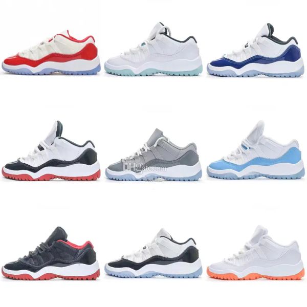 

cool grey kids shoes 11s low black boys grey sneaker 11 designer basketball cherry trainers baby kid youth toddler infants children boy girl
