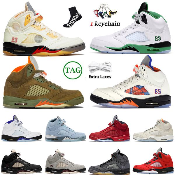 

jumpman 5 5s lucky green 5s cactus jack olive basketball shoes jordens5 men sneakers sail black muslin unc dj khaled x we the mens trainers
