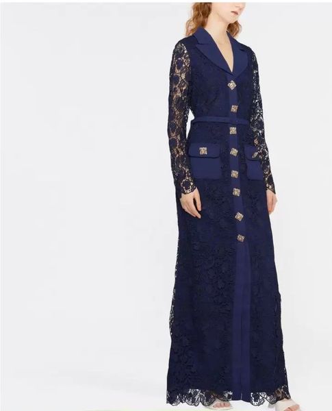 

runway dresses 2023 early autumn new european and american brand water soluble flower staple 3d flower, Black