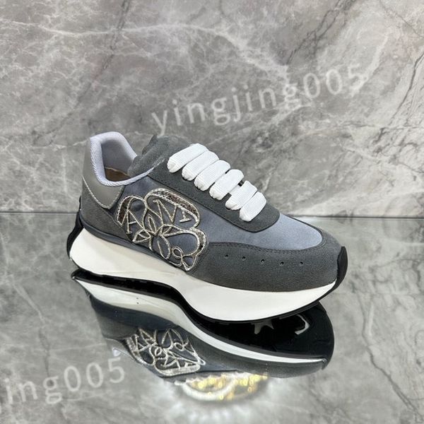 

2023 new designers sneaker casual shoe sole white black leather womens espadrilles mens high-quality lace up trainers sneakers size 35-46 xs