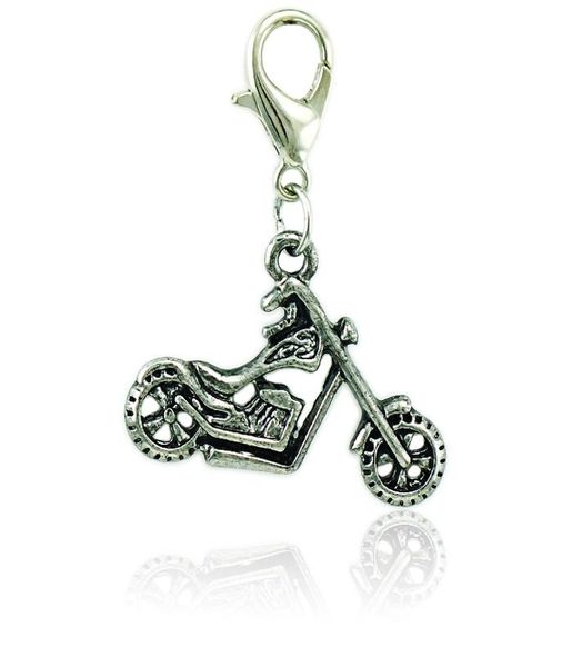 

jinglang charms with lobster clasp dangle retro alloy motorcycle pendants diy charms for jewelry making accessories3481434, Bronze;silver