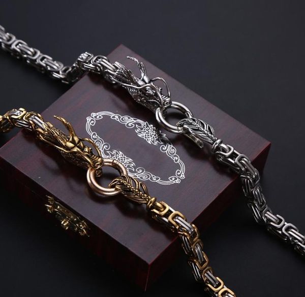 

stainless steel edc 101cm outdoor self defense protection dragon hand bracelet climbing camping hiking chain tactical metallic w6245785
