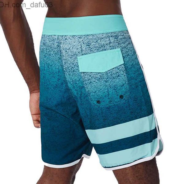 

men's shorts new men's classic brand 4-way elastic fast drying board bermuda shorts waterproof beachwear surfing shorts z230714, White;black