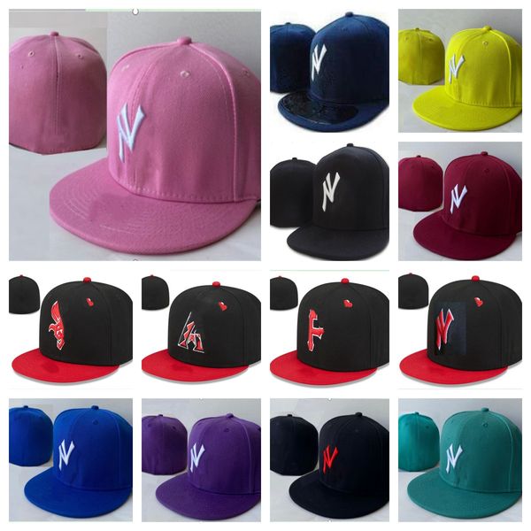 

fitted hats snapbacks hat all team logo designer adjustable baskball caps outdoor sports embroidery cotton flat closed beanies flex sun cap, Black;white