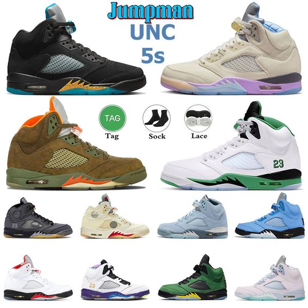 

jumpman 5 5s mens basketball shoes black metallic light orewood brown craft concord unc racer blue 5s lucky green olive aqua fire red sail m