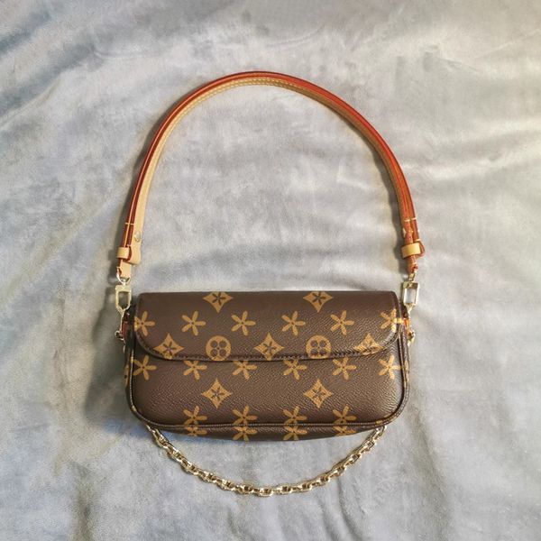 

men wallet on chain ivy handbags shoulder hobounderarm bag women m82210 pochette purse gym clutch tote bags m81911 designer cowhide wallet c