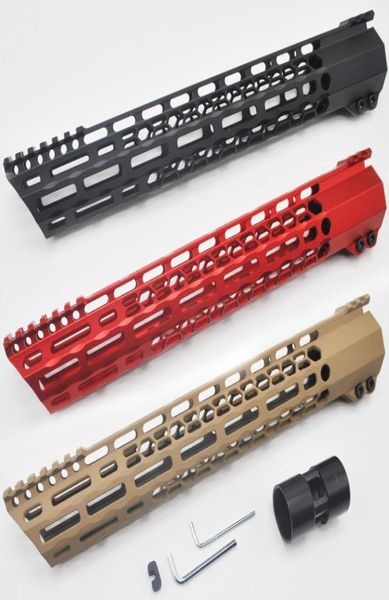 

hunting 135039039 inch mlok clamping slim float handguard picatinny mount system mlokblackredtan 3 colors9996375