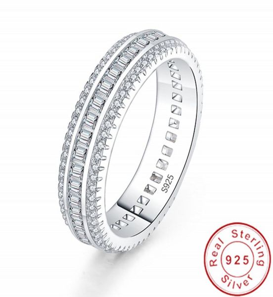 

princess cut lab diamond promise ring 925 sterling silver engagement wedding band rings for women men fine jewelry gift9356757, Slivery;golden