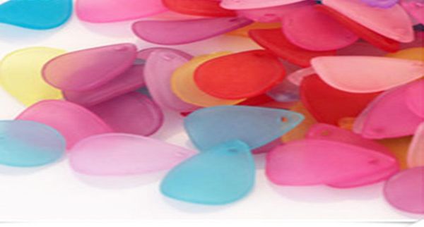 

acrylic leaves beads petals whole 500pcslot 1217mm random mixed colorful jewelry findings spacer frosted accessory various c7084938, Black