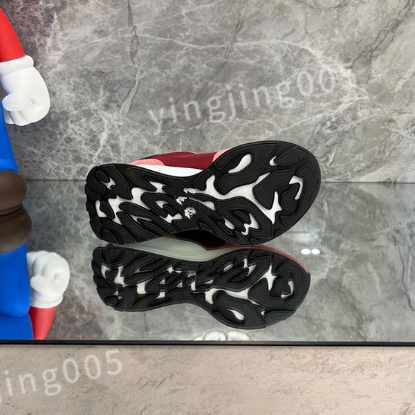 

new designer sneakers calfskin casual shoes reflective shoes vintage trainers sneaker leisure shoe platform lace-up xsd221109, Black