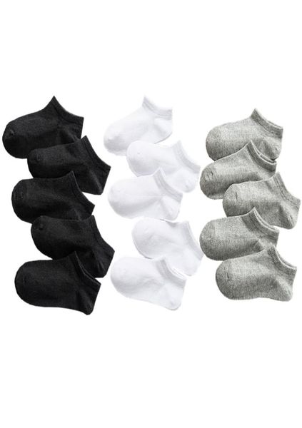 

5 pairs baby socks boys girls black white gray socks cotton soft newborn babies loose comfortable sock kids school sport clothes3427326, Pink;yellow