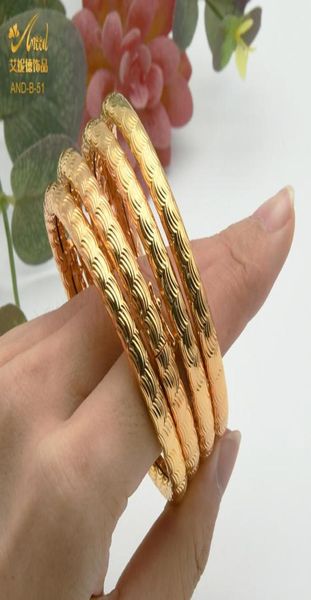 

african bangles bracelet for women charm luxury copper dubai bracelets gold color designer arabic fashion hawaiian jewelry5897310, Black