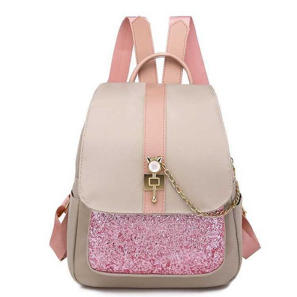 

new sequins elegant and personalized oxford textile leisure style backpack