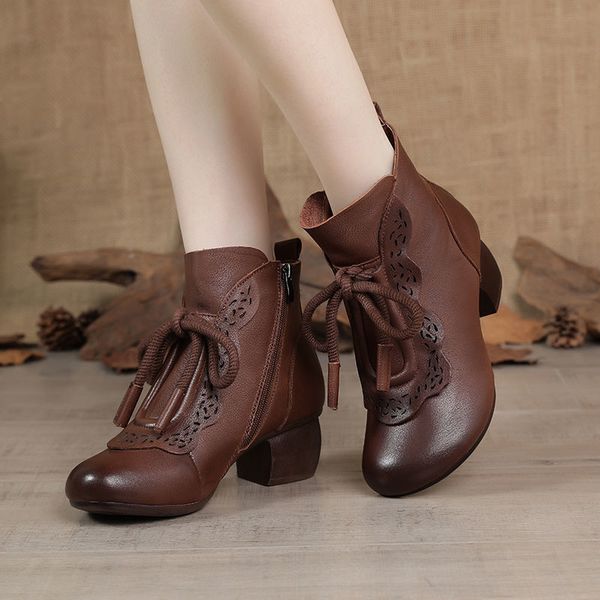 

boots spring and autumn women's boots comfortable leisure warm women's boots fashion versatile trend outdoor versatile boots 23071, Black