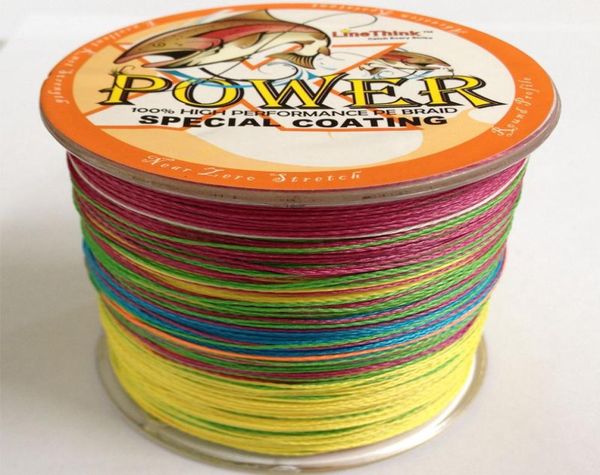 

4 strands power braided fishing line 500m japanese multifilament line 10lb100 lb incredible superline zero stretch8866396