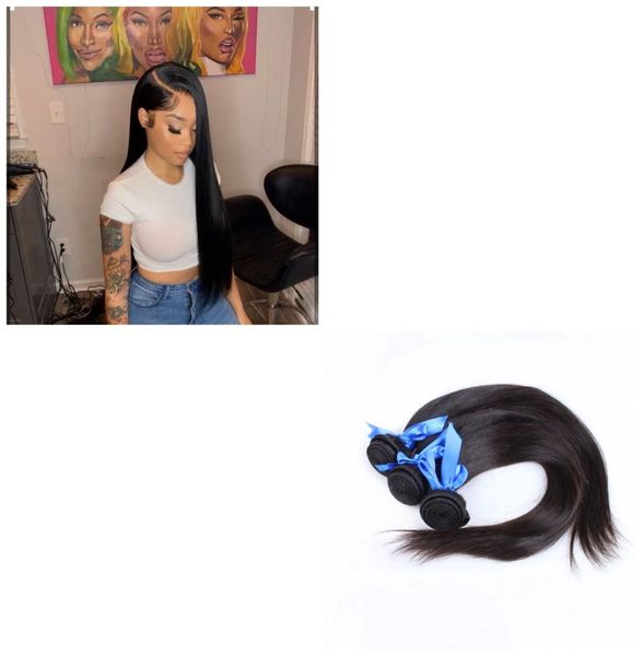 

raw brazilian virgin human hair weave natural color 100 unprocessed brazilian silky straight virgin remy hair extensions4368510, Black