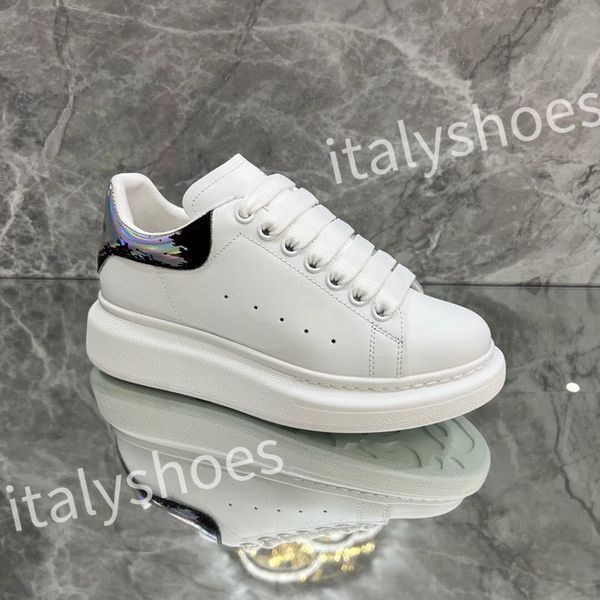

2023 new designer calfskin casual shoes reflective vintage leather trainers fashion leisure shoe platform lace-up print sneaker xsd221135, Black