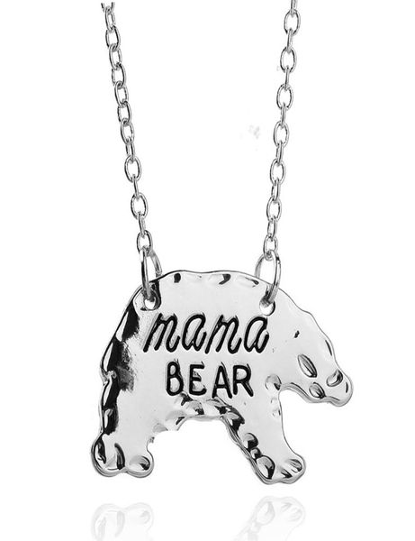 

mama wolf mama bear polar bear animal pendant necklaces gold silver mother necklace mothers day gift ps08968926411