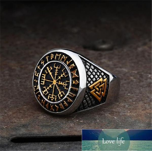

fashion trend nordic viking alphabet domineering rings male retro gothic hiphop rock party jewelry accessories gift whole fac2124163, Silver