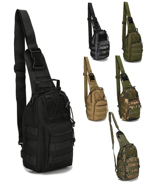 

men outdoor tactical shoulder backpackwaterproof camping hiking army chest backpackultralight sport military tactical bag 2202112258326