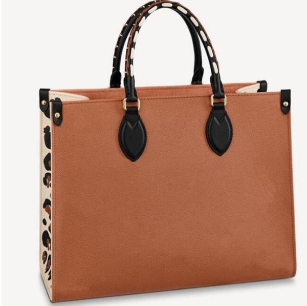 

5a onthego bags on the go designer tote bag mummy totes genuine leather 25cm 2pc messenger crossbody shoulder bag wallet shoppingbag