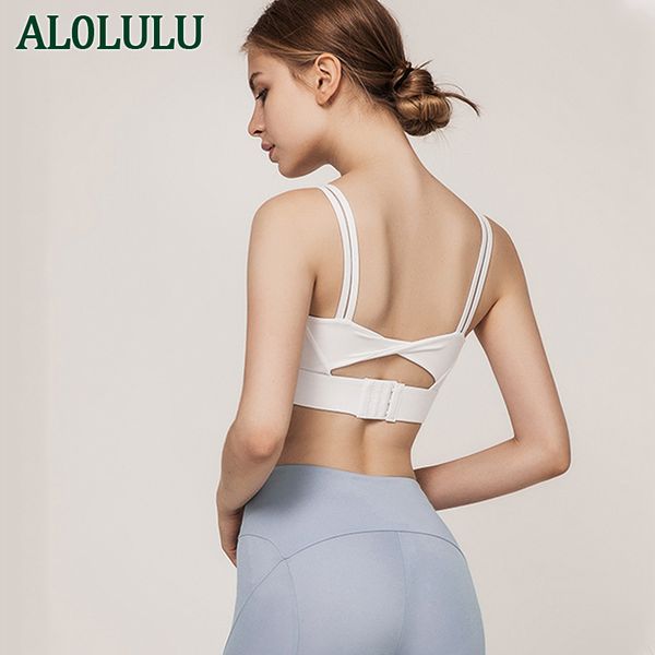 

al0lulu yoga sports underwear women's running yoga vest style fitness bra