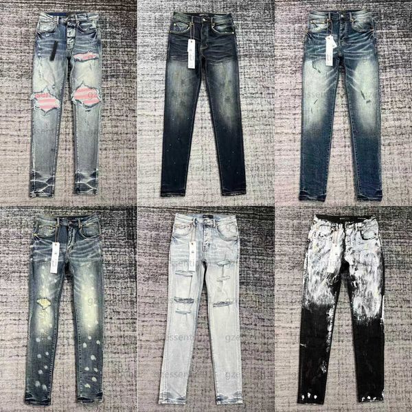 

purple jeans mens designer jean black pants casual joggers vintage casual clothing slim fashion comfort sweatpants men designer pant joggers, Blue