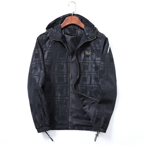 

2023 mens jackets designer zipper long sleeve slim full up fit hooded coat sports thin hoodie coats loose 103, Black;brown