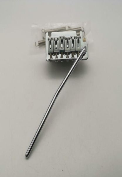 

silver electric guitar tremolo twopoint guitar bridge single vibrato suitable for st guitar3324570