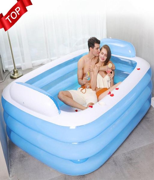 

150180cm inflatable swimming pvc thickened 3ring paddling bathing tub summer pool for kids piscina5319845