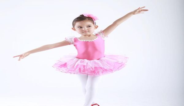 

dancewear girls ballet lace puff sleeve dance training tutu girls costume kids children2263260, Blue