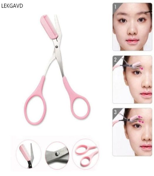 

scissors with comb lady women hair removal grooming shaping08766055