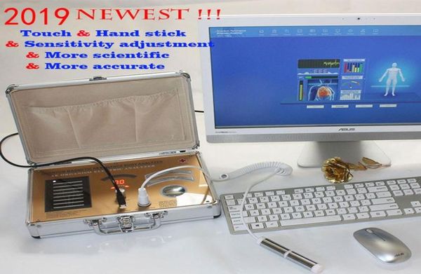 

latest 8th generation quantum magnetic resonance full body health analyzer with 52 reports7607590