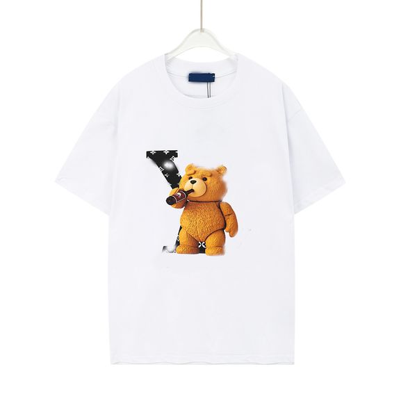 

mens t shirts designer t shirts men shirts tees sleeves luxury clothes summer undershirt breathable printed clothing wholesale large us size, White;black