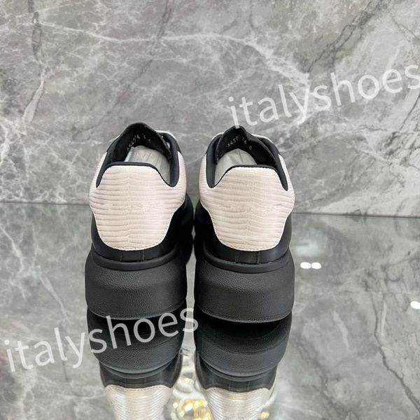 

2023 new luxury casual shoes lace-up running trainers woman shoe sneakers white women travel leather lady designer platform sneaker xsd22113, Black
