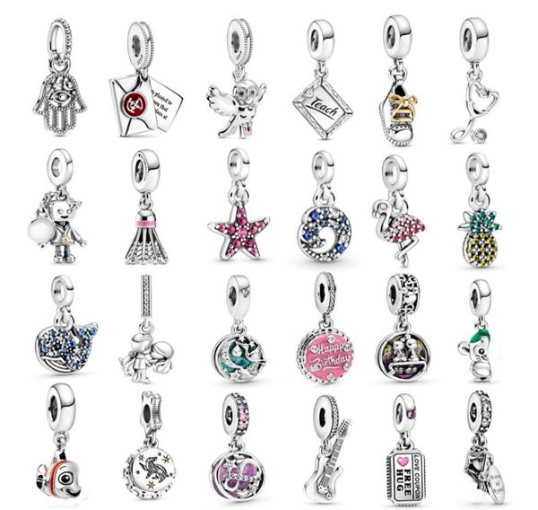 

925 sterling silver electric guitar series diy charm5926473, Black