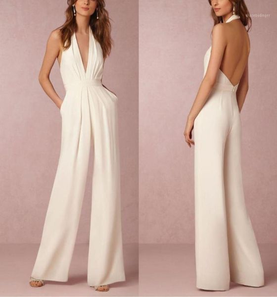 

women039s jumpsuits rompers summer women elegant romper backless jumpsuit halter deep vneck sleeveless high waist bodycon pa3728604, Black;white