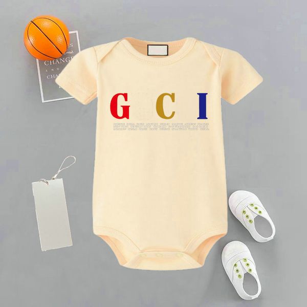 

summer newborn rompers boys girls designer print fashion luxury pure cotton knitting jumpsuit kids jumpsuits children's clothing g00127, Blue